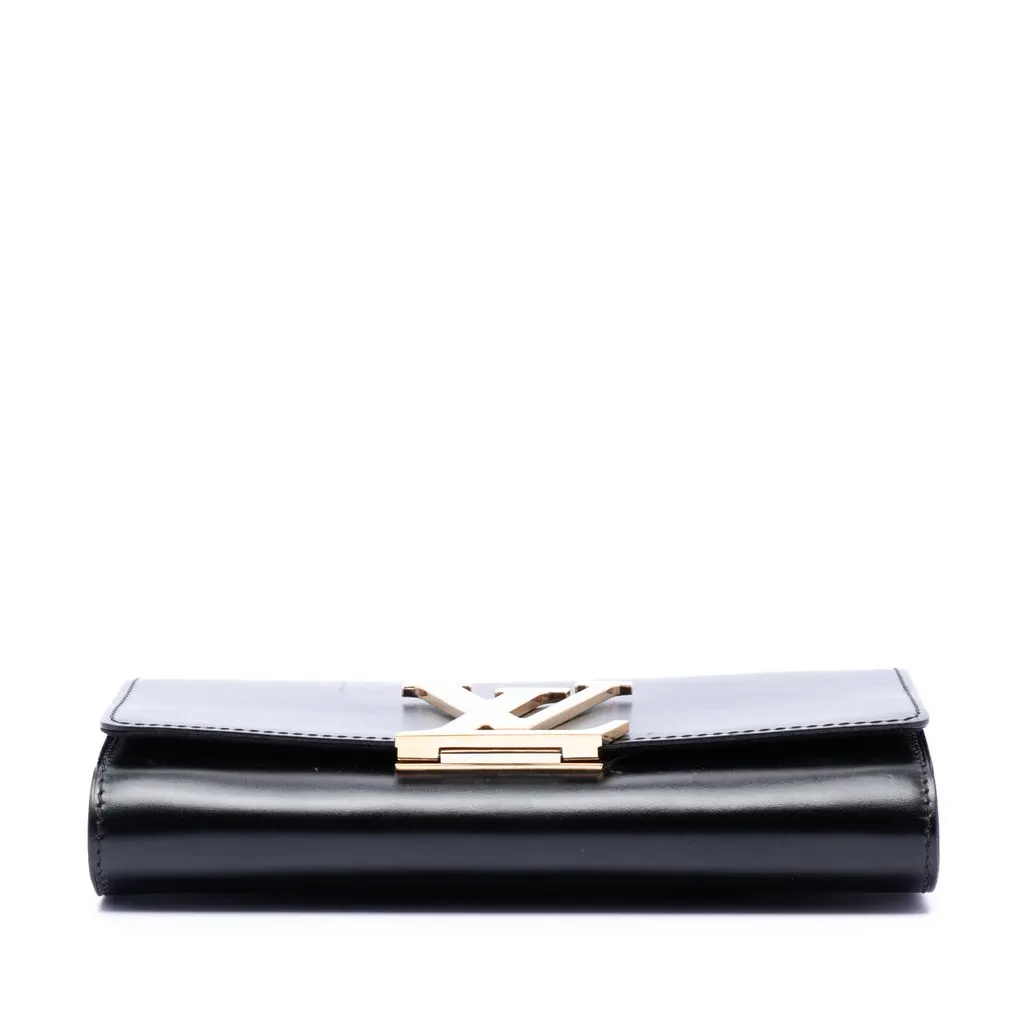 Louis Vuitton Louise Chain GM Black Leather Very good - Inside View