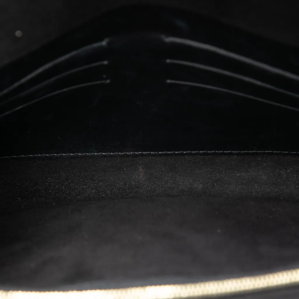 Louis Vuitton Louise Chain GM Black Leather Very good - Model View