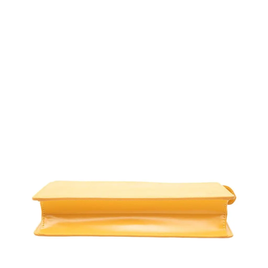 Louis Vuitton Epi Pochette Homme Yellow Leather Very good - Inside View