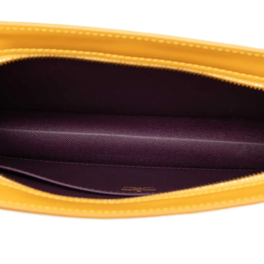 Louis Vuitton Epi Pochette Homme Yellow Leather Very good - Model View