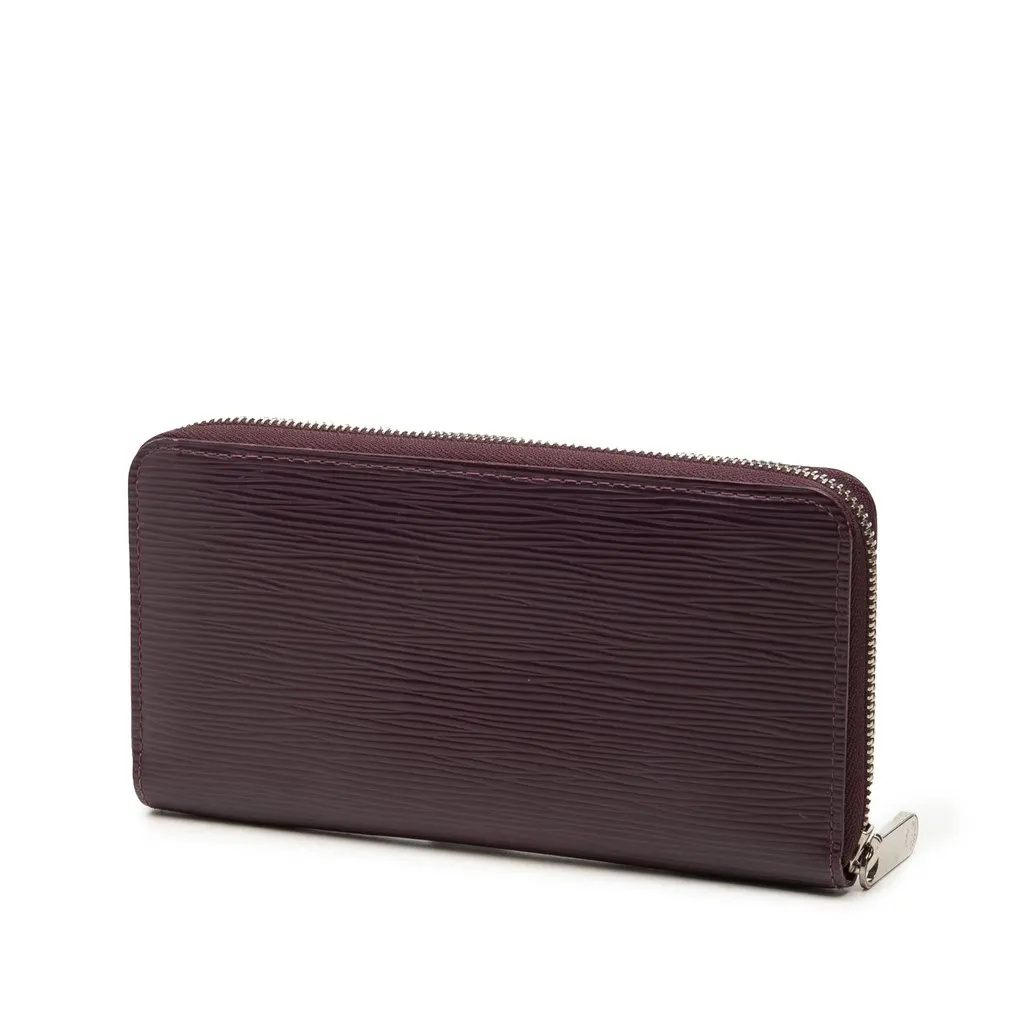 Louis Vuitton Epi Zippy Long Wallet Purple Leather Very good - Back View