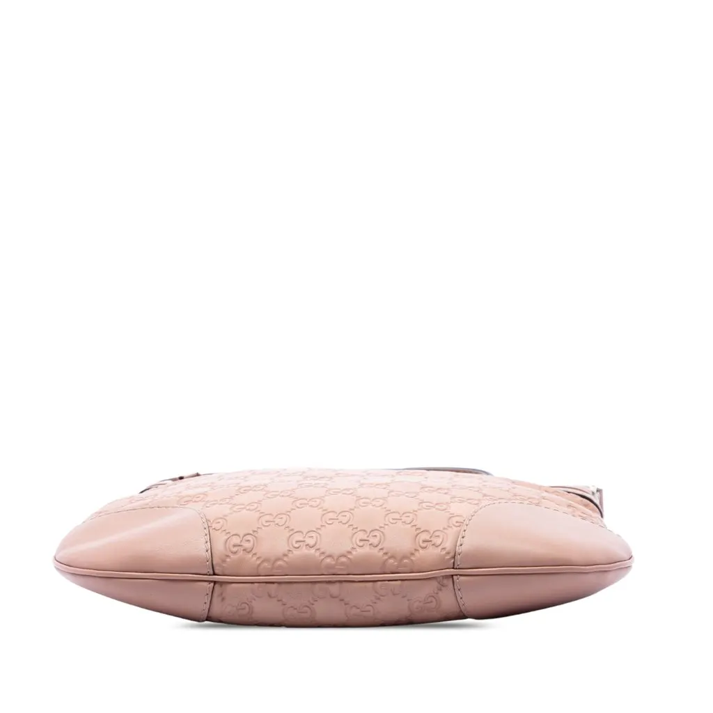 Gucci Guccissima Mayfair Crossbody Brown Leather Good - Inside View