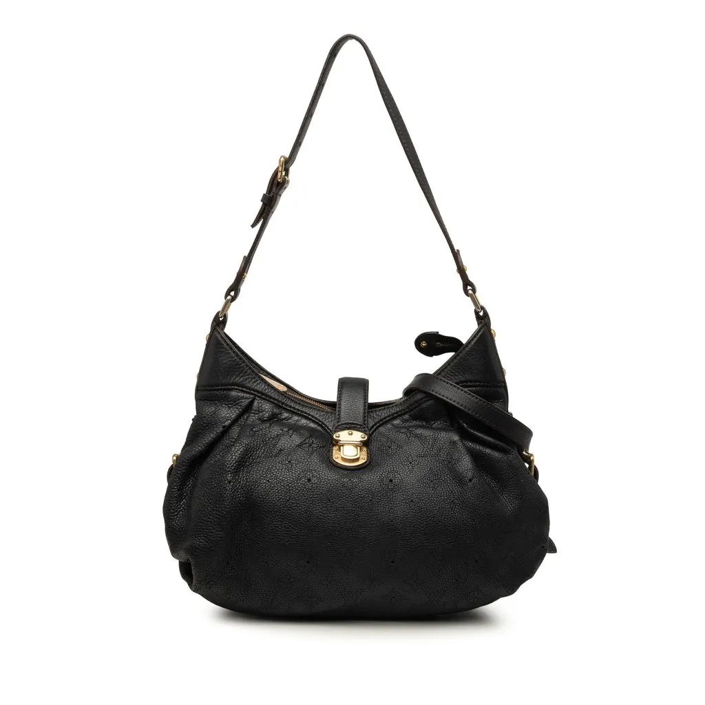 Louis Vuitton Monogram Mahina XS Black Leather Very good - Front View