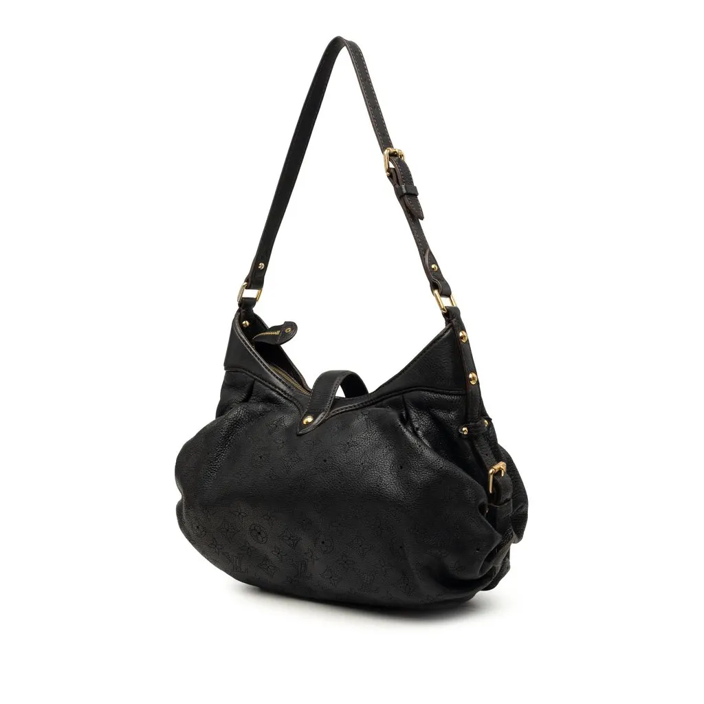 Louis Vuitton Monogram Mahina XS Black Leather Very good - Back View
