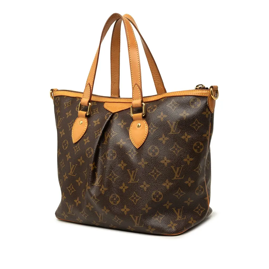 Louis Vuitton Monogram Turenne GM Brown Canvas Good - Back View