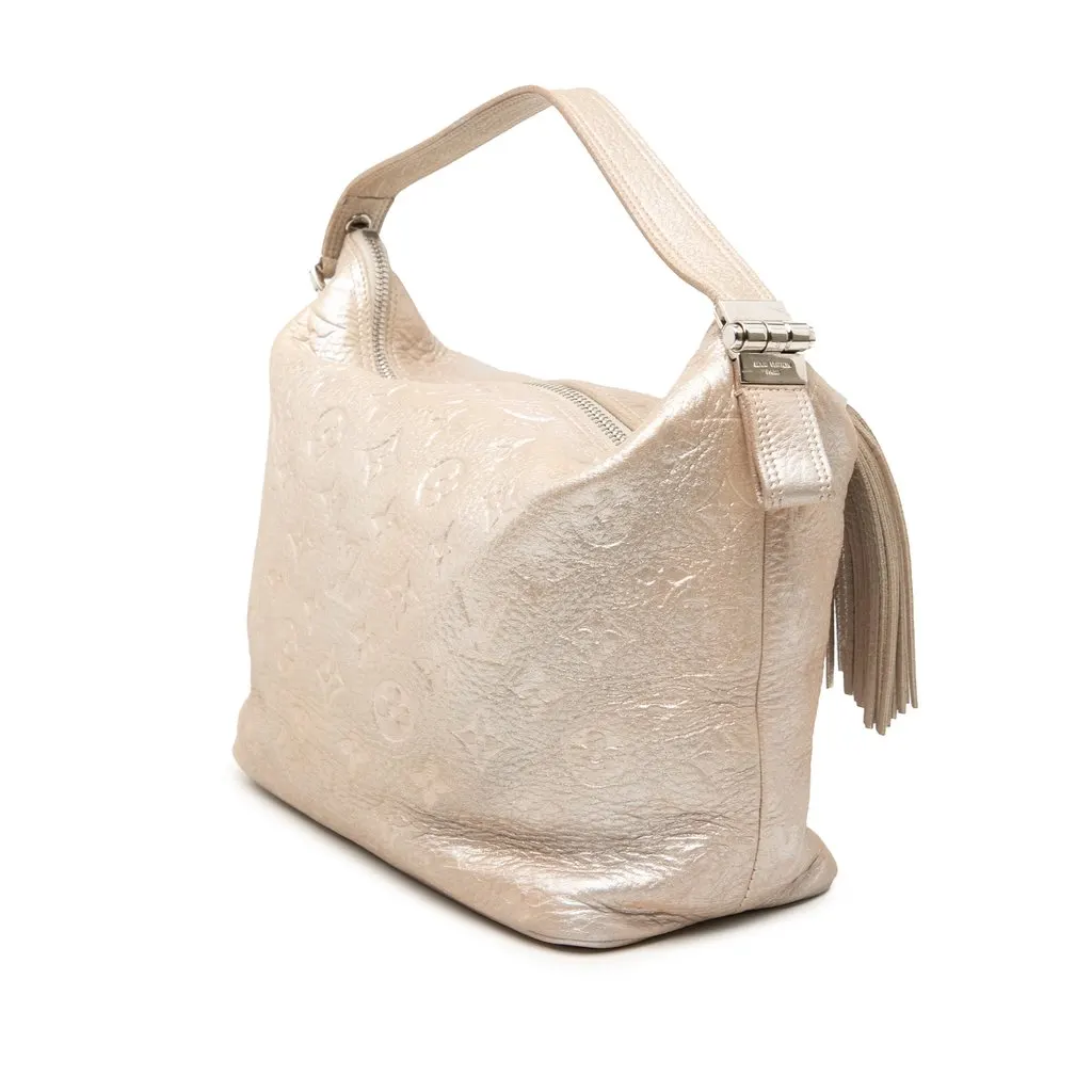 Louis Vuitton Monogram Shimmer Halo Gold Leather Very good - Back View
