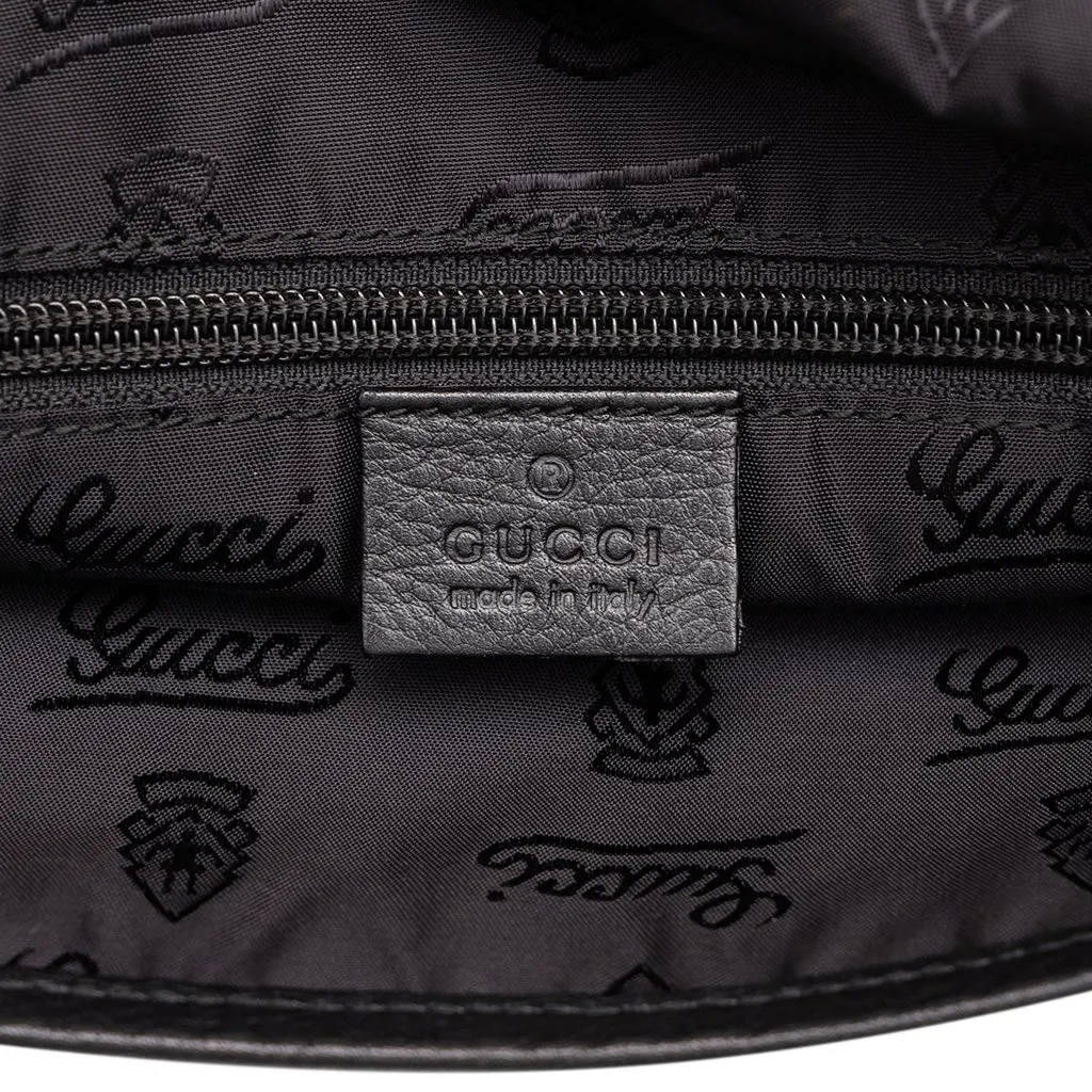 Gucci Guccissima Crossbody Black Leather Good - Box View