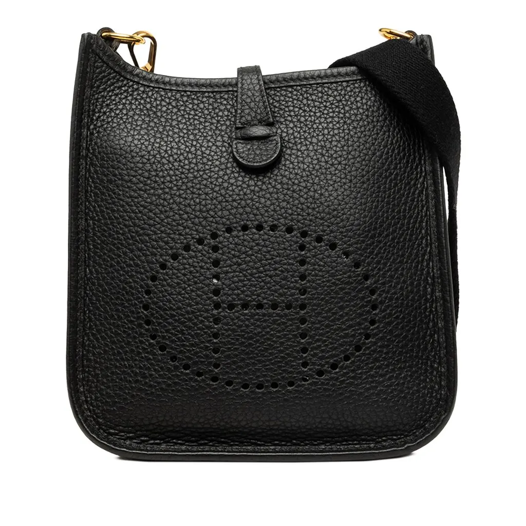 Hermès Clemence Evelyne I 16 Black Leather Very good - Front View