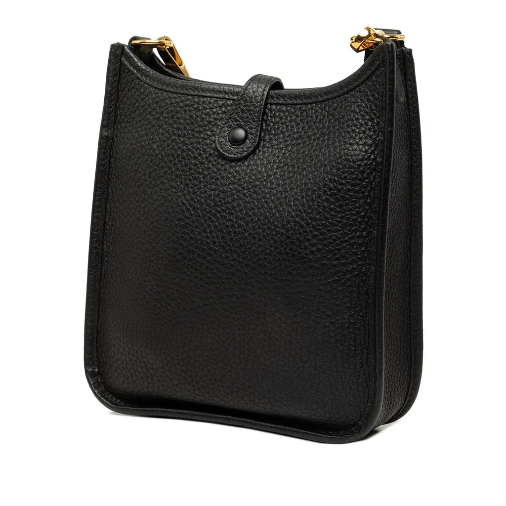 Hermès Clemence Evelyne I 16 Black Leather Very good - Back View