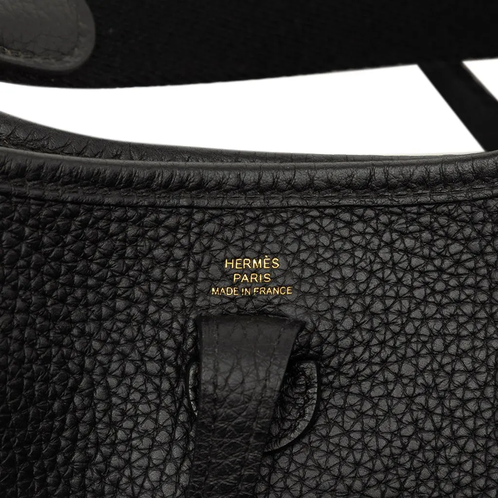 Hermès Clemence Evelyne I 16 Black Leather Very good - Box View