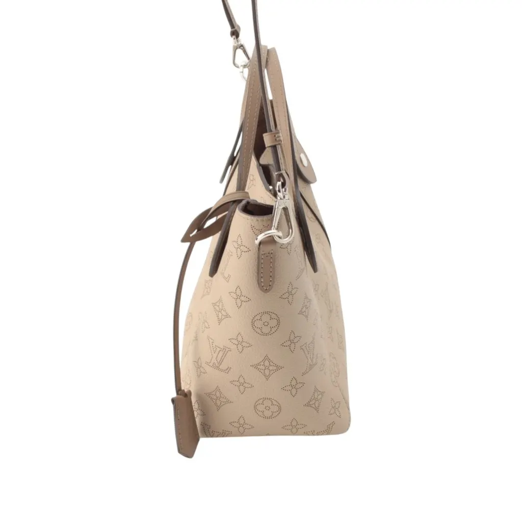 Louis Vuitton Monogram Mahina Hina PM Beige Leather Very good - Inside View