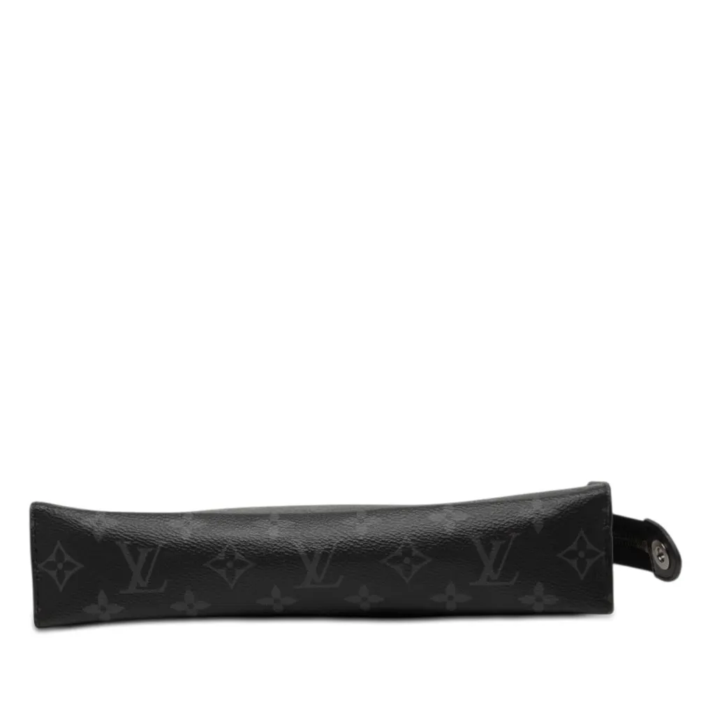 Louis Vuitton Monogram Eclipse Pochette Voyage MM Black Very good - Inside View