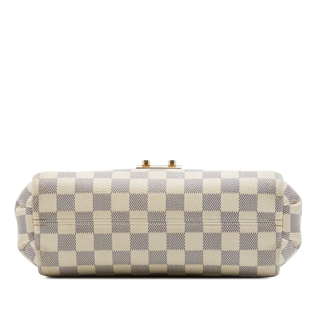 Louis Vuitton Damier Azur Croisette White Canvas Good - Inside View