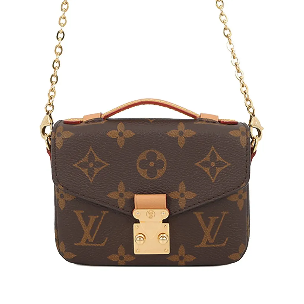 Louis Vuitton Monogram Micro Metis Brown Very good - Front View
