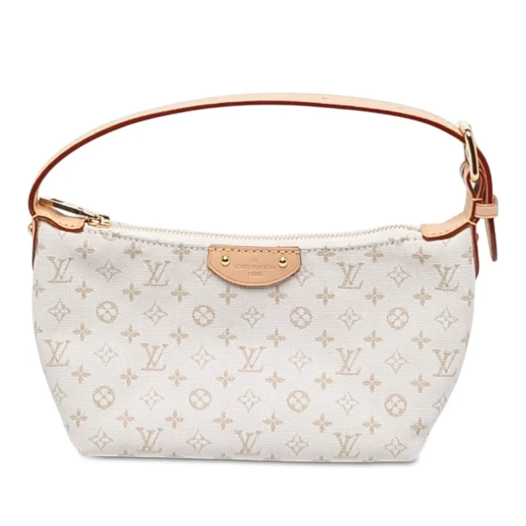 Louis Vuitton Monogram Canvas Hills Mini Pochette White Canvas Never worn - Front View