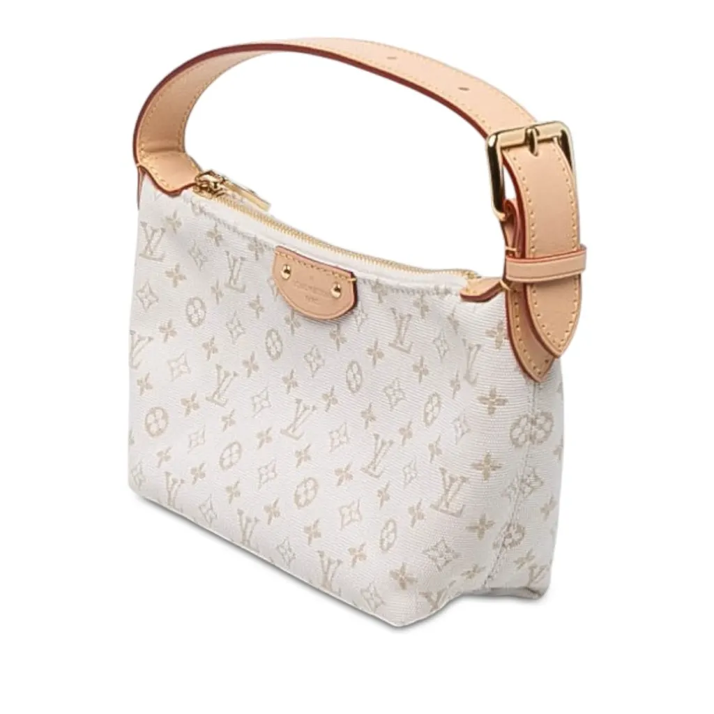 Louis Vuitton Monogram Canvas Hills Mini Pochette White Canvas Never worn - Back View