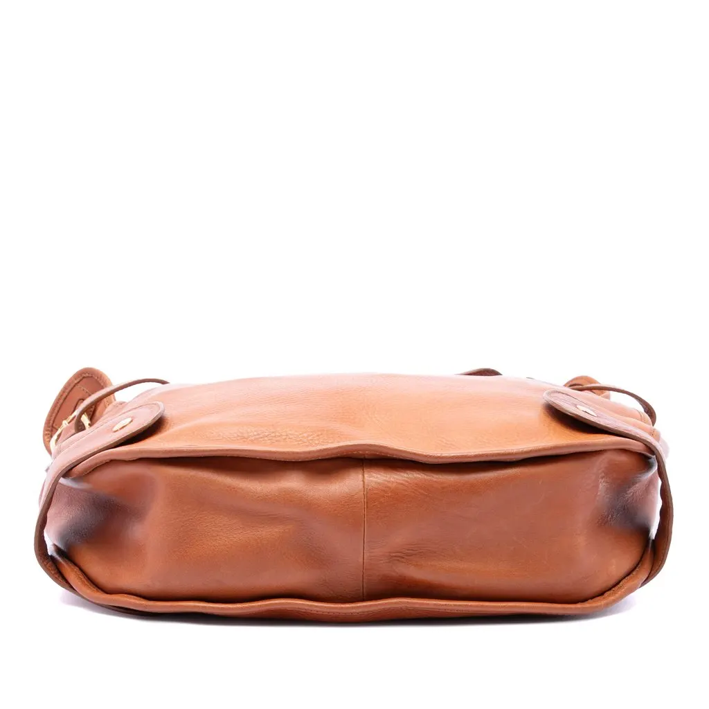 Burberry Pebbled Leather Turn Lock Tote Brown Leather Very good - Inside View