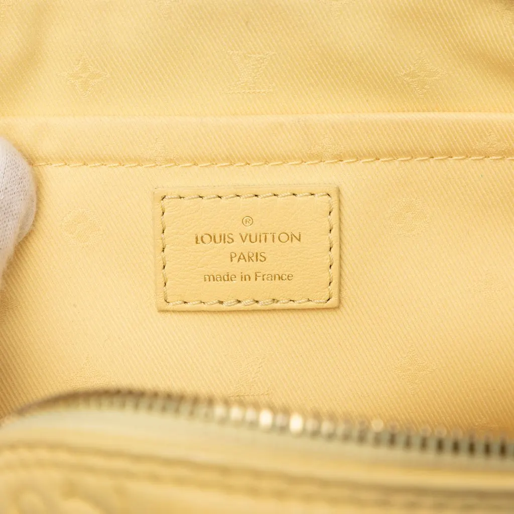 Louis Vuitton Monogram Calfskin Bubblegram Alma BB Yellow Leather Good - Box View