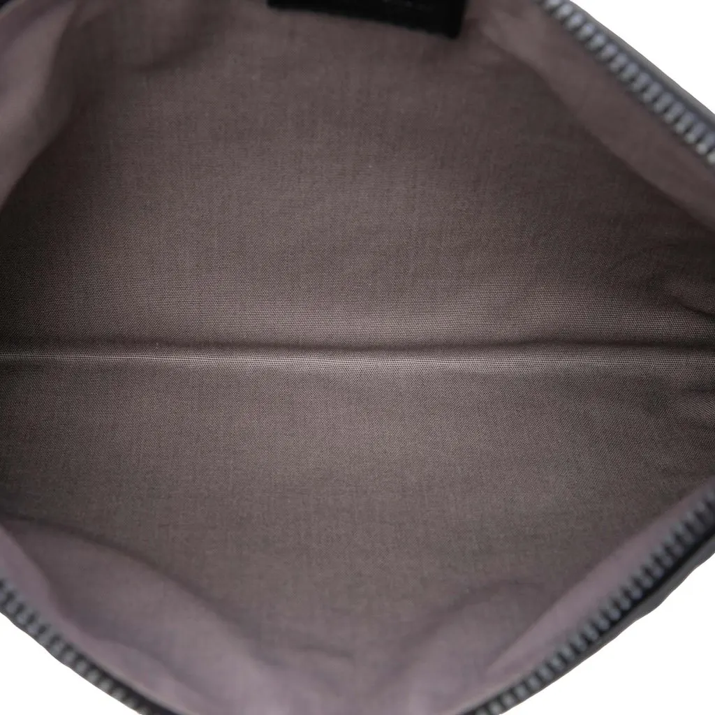 Bottega Veneta Canine Collection Nappa Intrecciato Wristlet Clutch Black Leather Very good - Model View