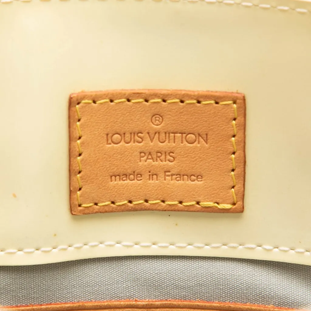 Louis Vuitton Monogram Vernis Reade PM White Leather Very good - Box View