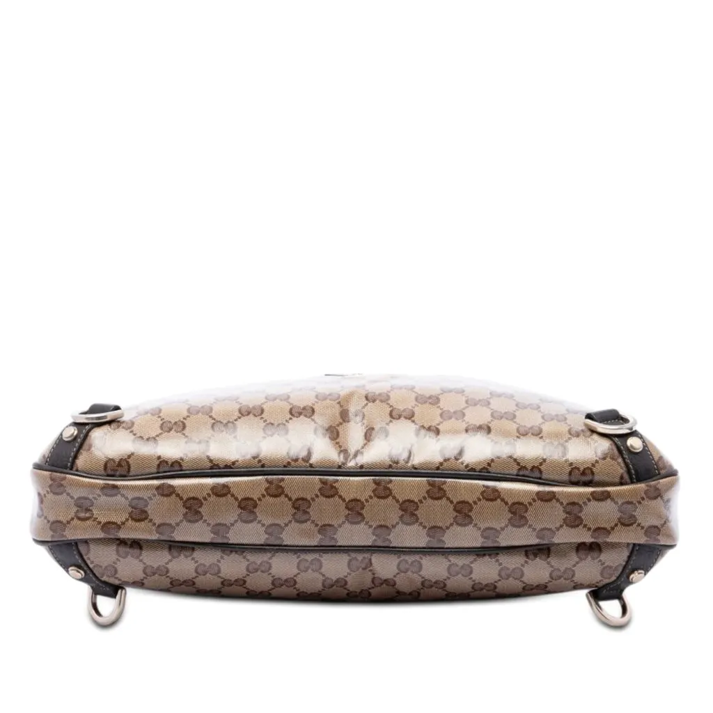Gucci GG Crystal Abbey D Ring Shoulder Bag Beige Very good - Inside View