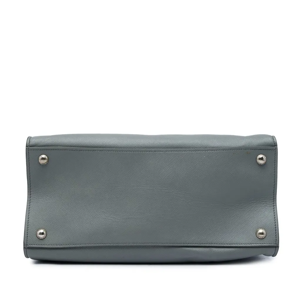 Prada Saffiano Soft Triple Pocket Tote MultiColor Leather Very good - Inside View