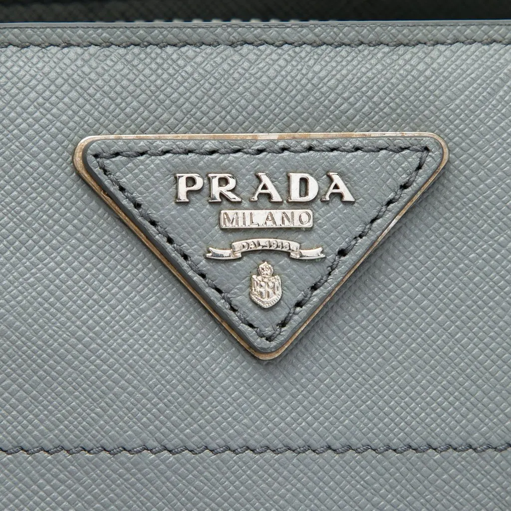 Prada Saffiano Soft Triple Pocket Tote MultiColor Leather Very good - Box View