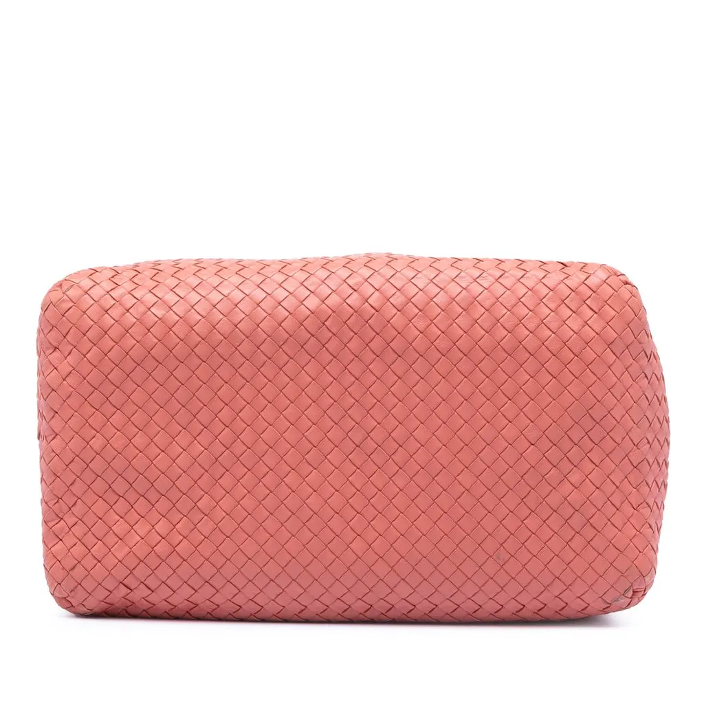 Bottega Veneta Large Nappa Intrecciato Cesta Tote Pink Leather Very good - Inside View