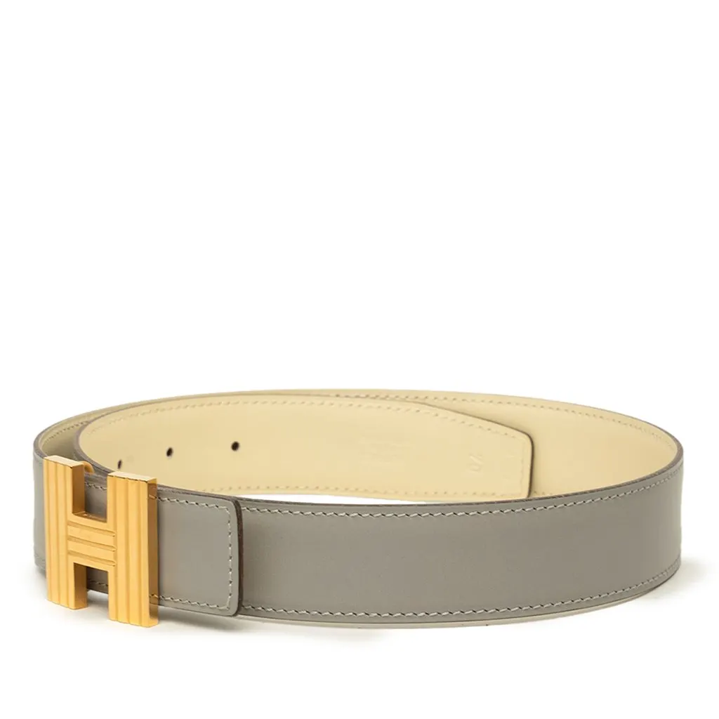 Hermès Box Calf Cadena H Reversible Belt MultiColor Leather Very good - Back View