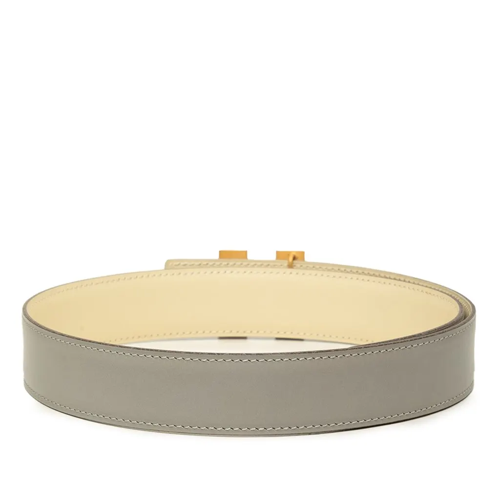 Hermès Box Calf Cadena H Reversible Belt MultiColor Leather Very good - Inside View