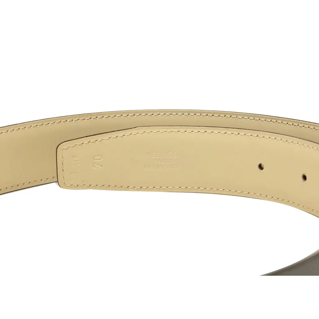 Hermès Box Calf Cadena H Reversible Belt MultiColor Leather Very good - Model View
