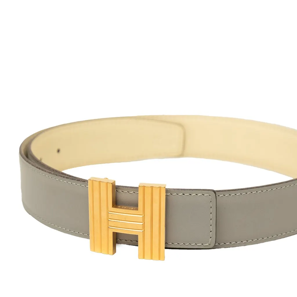 Hermès Box Calf Cadena H Reversible Belt MultiColor Leather Very good - Box View