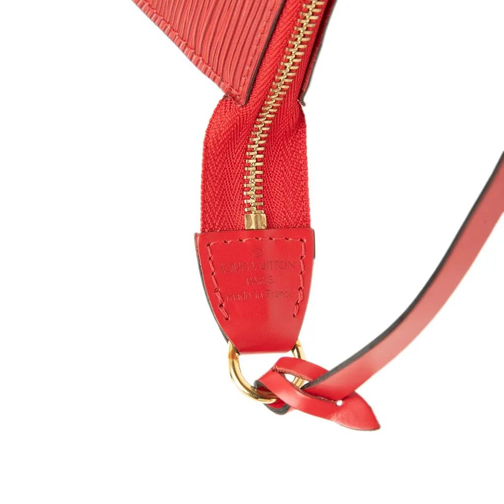 Louis Vuitton Epi Pochette Accessoires Red Leather Good - Box View