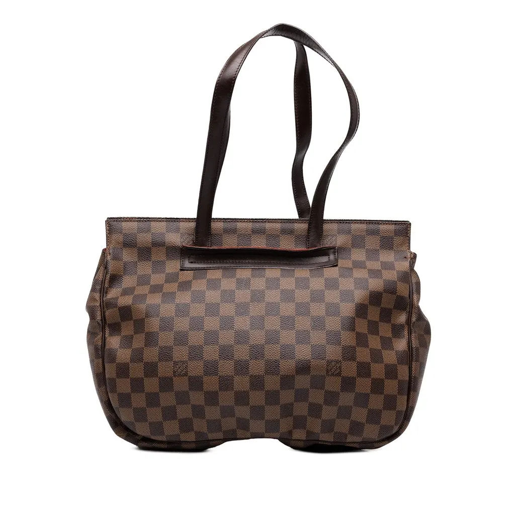 Louis Vuitton Damier Ebene Parioli PM Brown Canvas Good - Front View