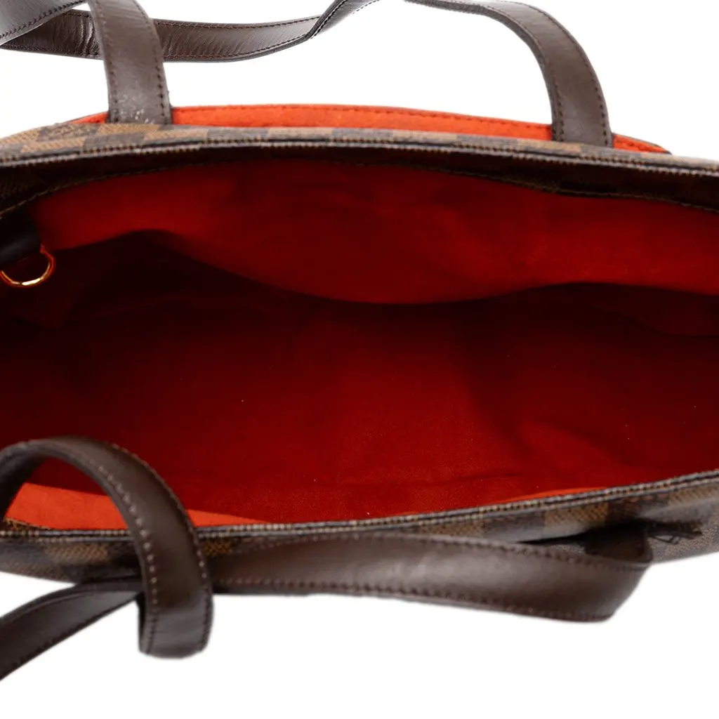 Louis Vuitton Damier Ebene Parioli PM Brown Canvas Good - Model View