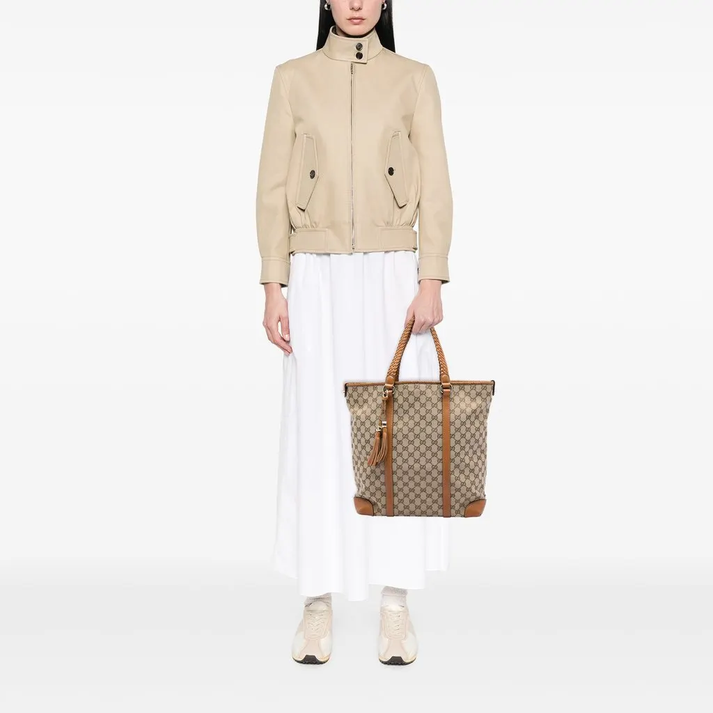 Gucci Large GG Canvas Marrakech Tote Beige Very good - Box View