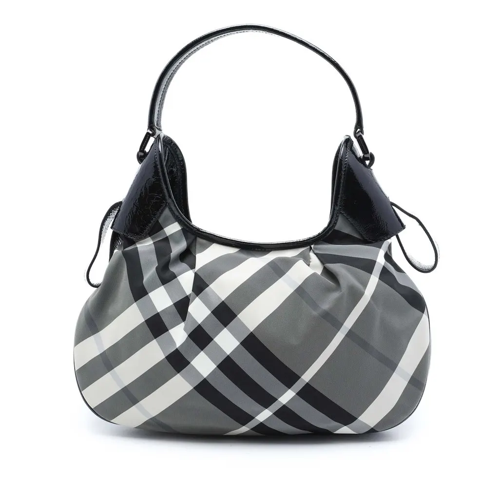 Burberry Beat Check Nylon Brooklyn Hobo MultiColor Very good - Front View