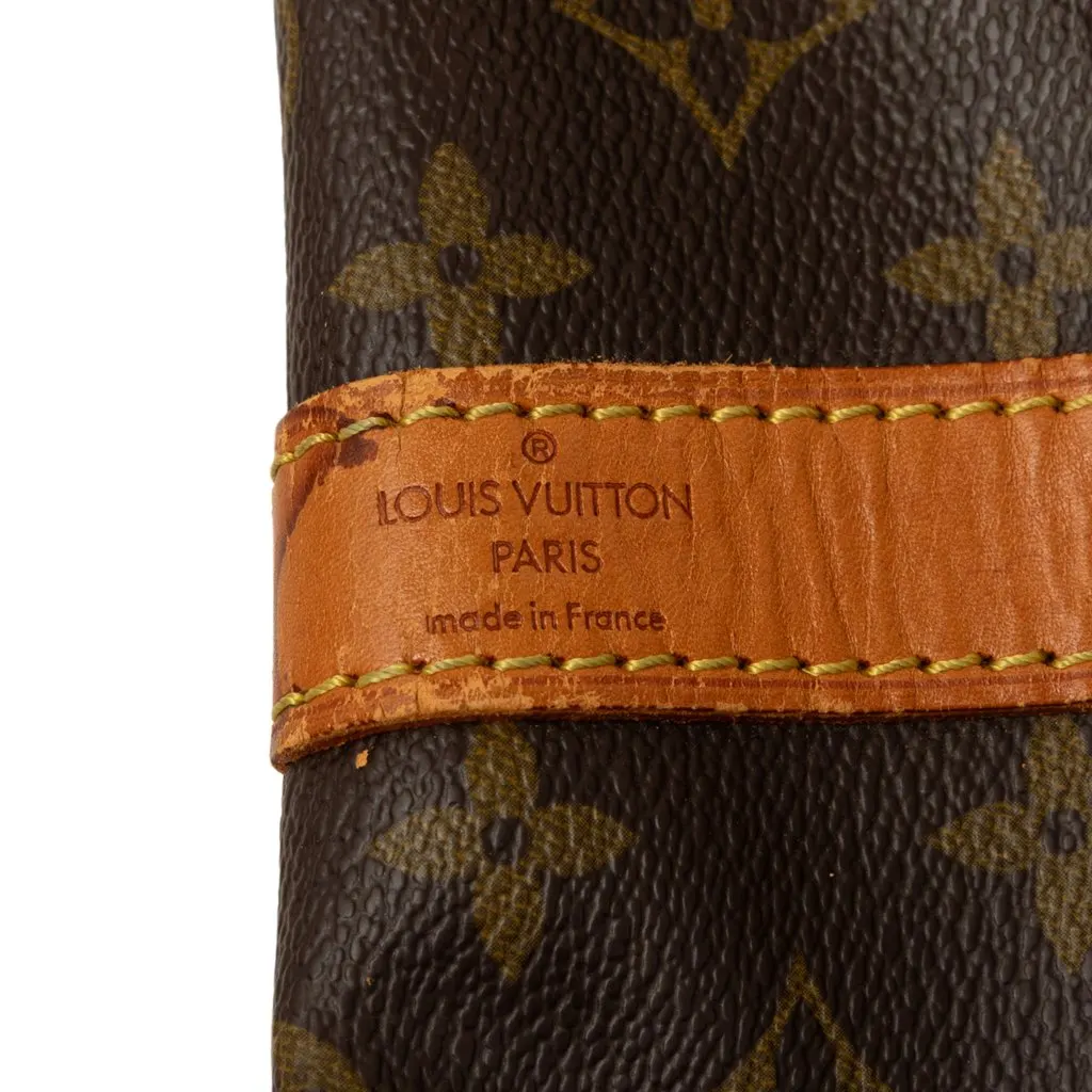 Louis Vuitton Monogram Keepall Bandouliere 60 Brown Canvas Good - Box View