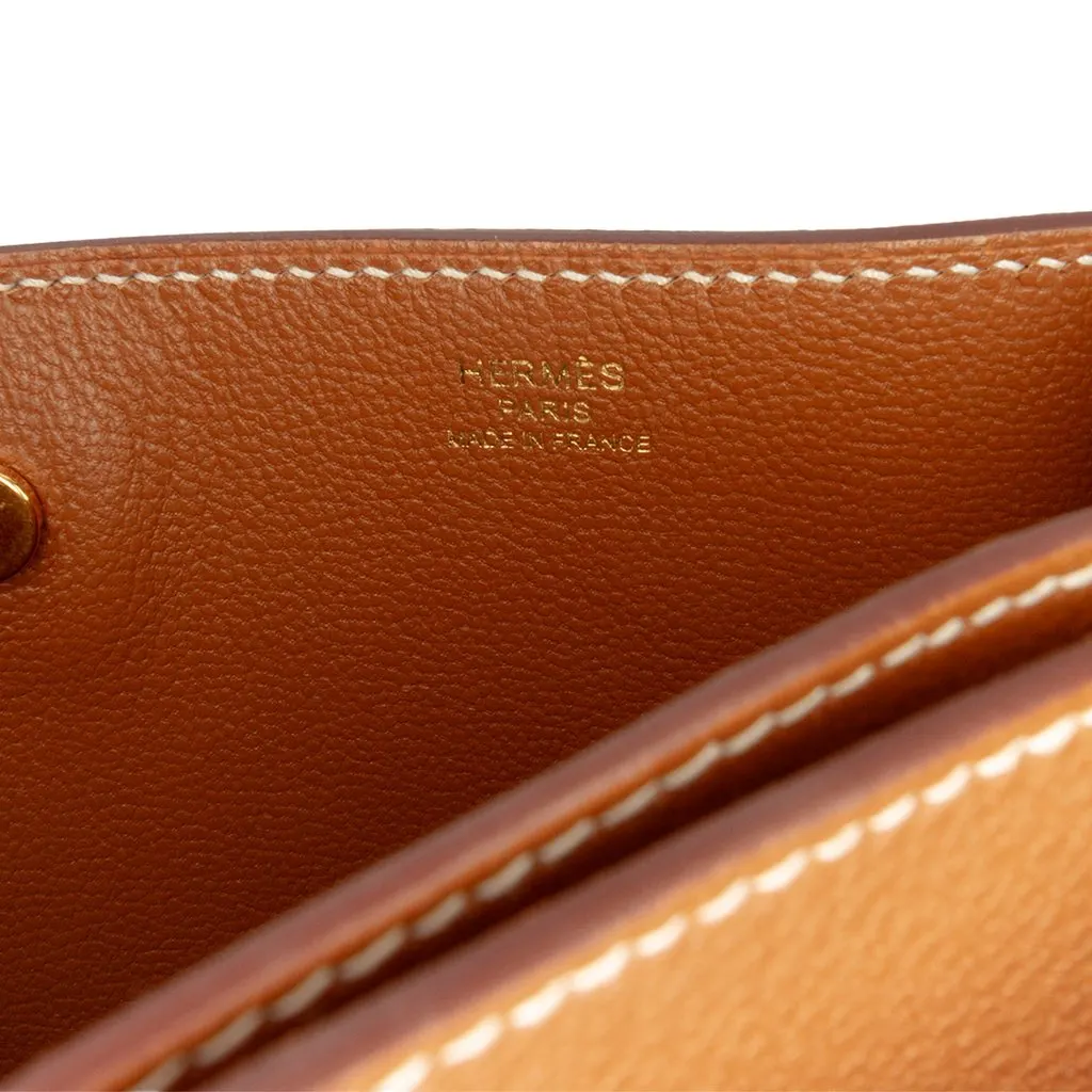 Hermès Togo Perspective Cavaliere 21 Brown Leather Very good - Box View