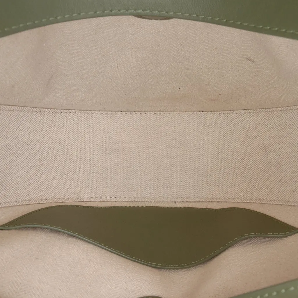 LOEWE Anagram Canvas Luna Hobo Green Very good - Model View