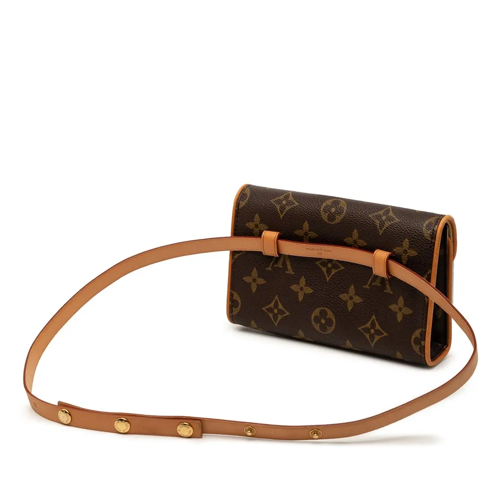 Louis Vuitton Monogram Pochette Florentine Brown Very good - Back View