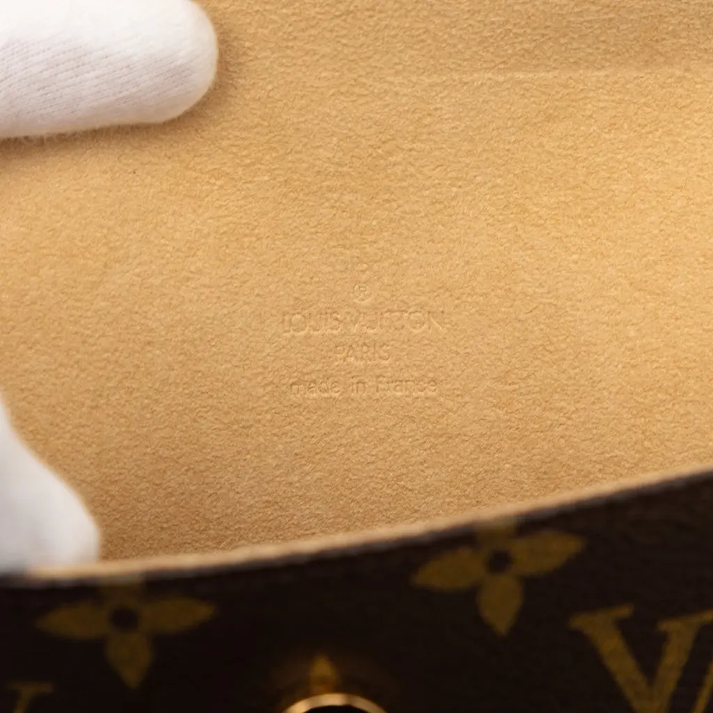 Louis Vuitton Monogram Pochette Florentine Brown Very good - Box View