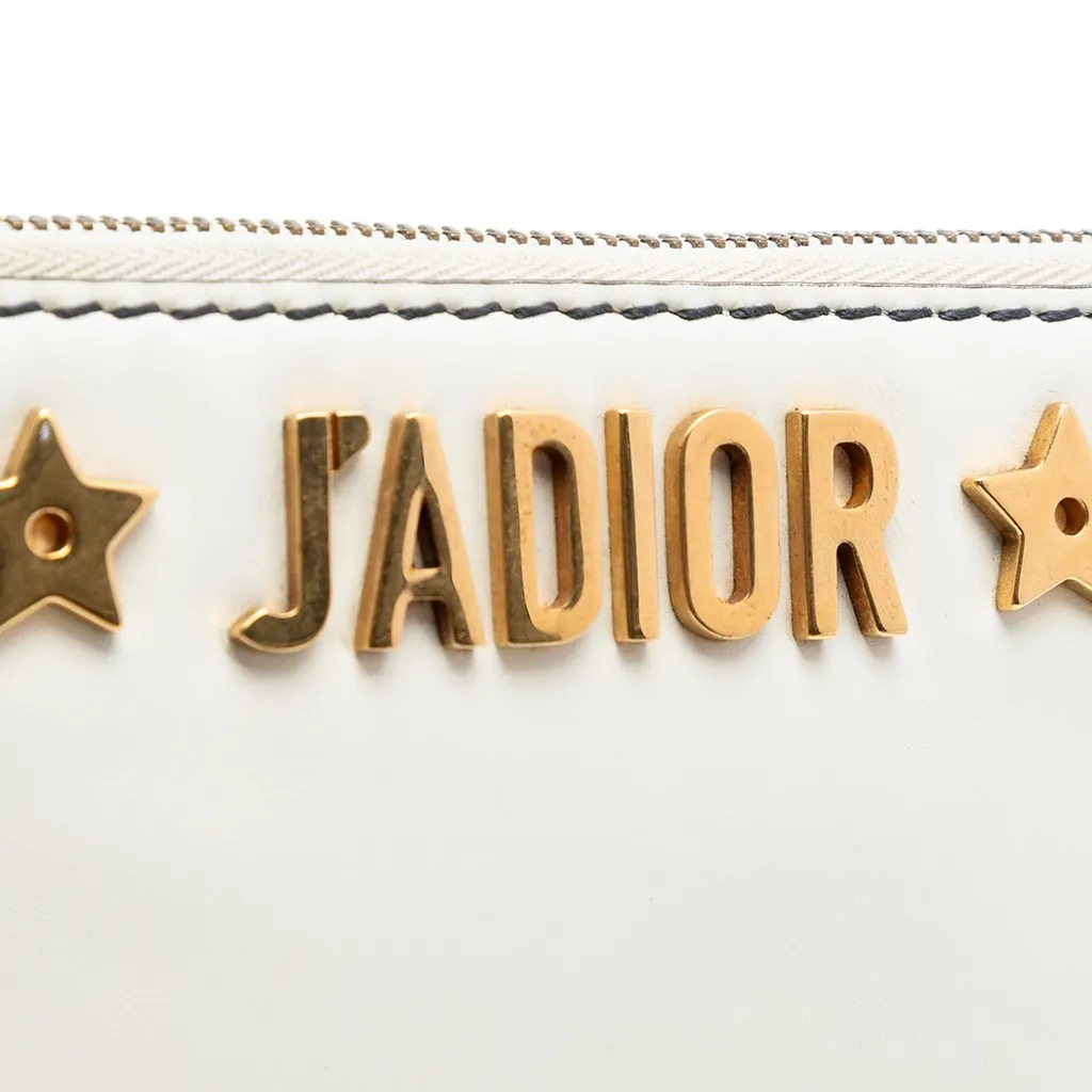 Dior Calfskin JAdior Croisiere Chain Pouch White Leather Very good - Box View