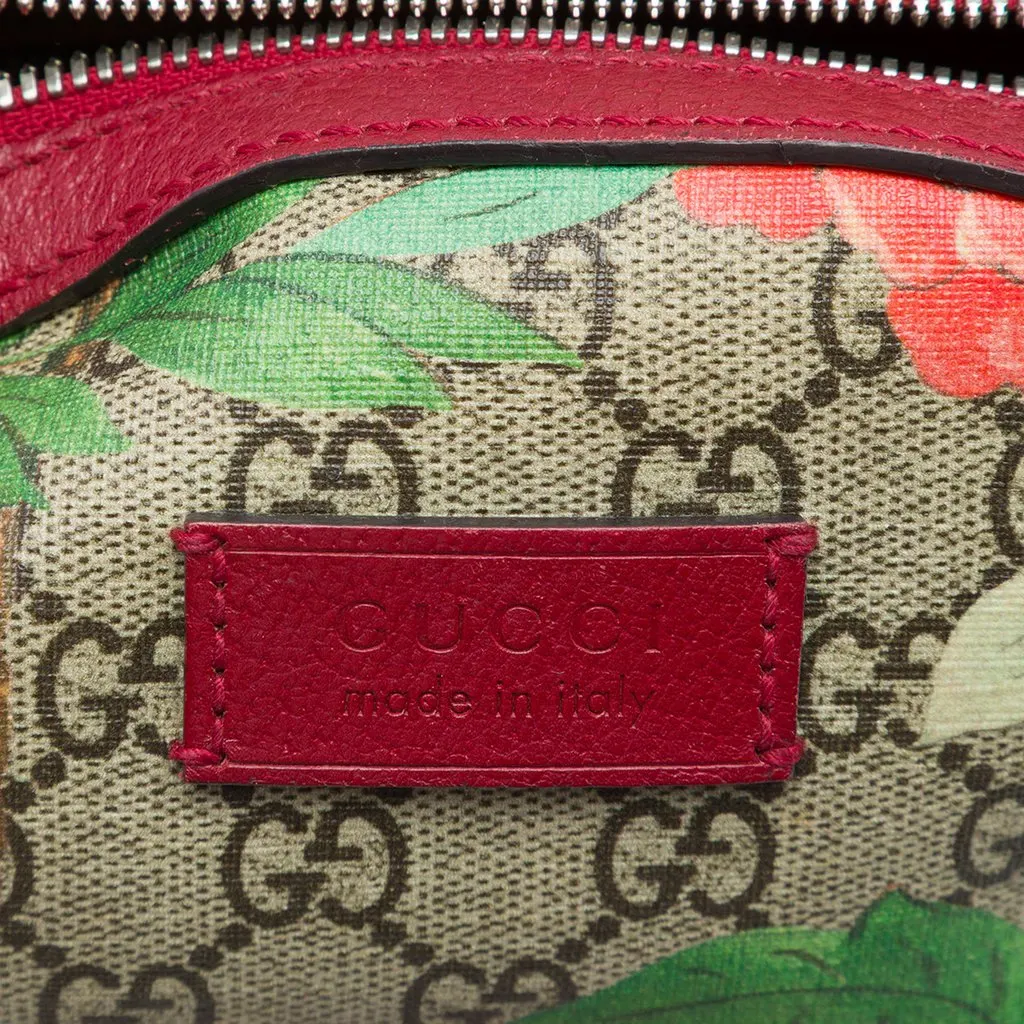Gucci Small GG Supreme Web Tian Backpack Beige Canvas Very good - Box View