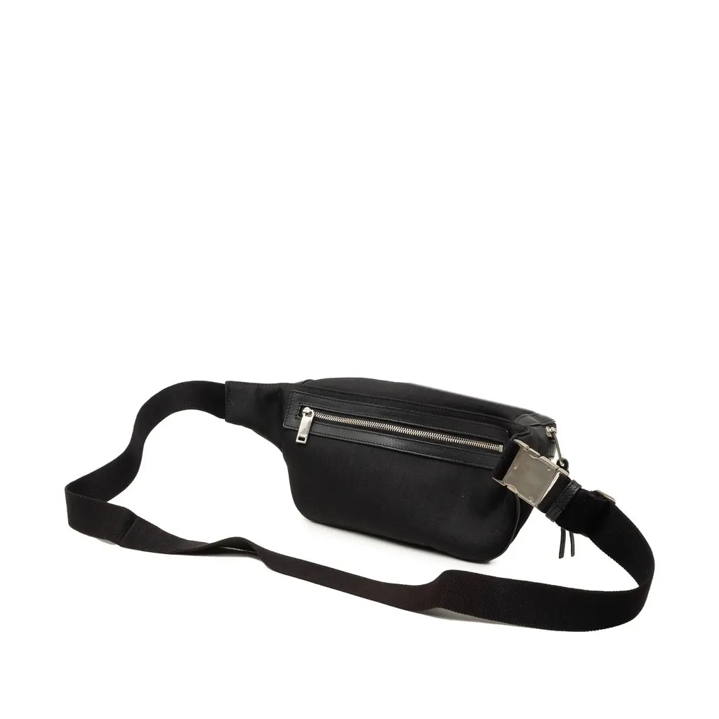 Saint Laurent Canvas City Belt Bag Black Very good - Back View