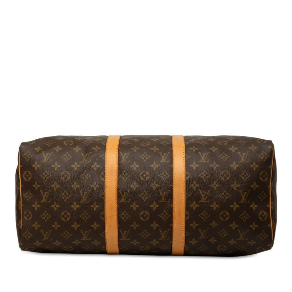 Louis Vuitton Monogram Keepall 50 Brown Canvas Good - Inside View