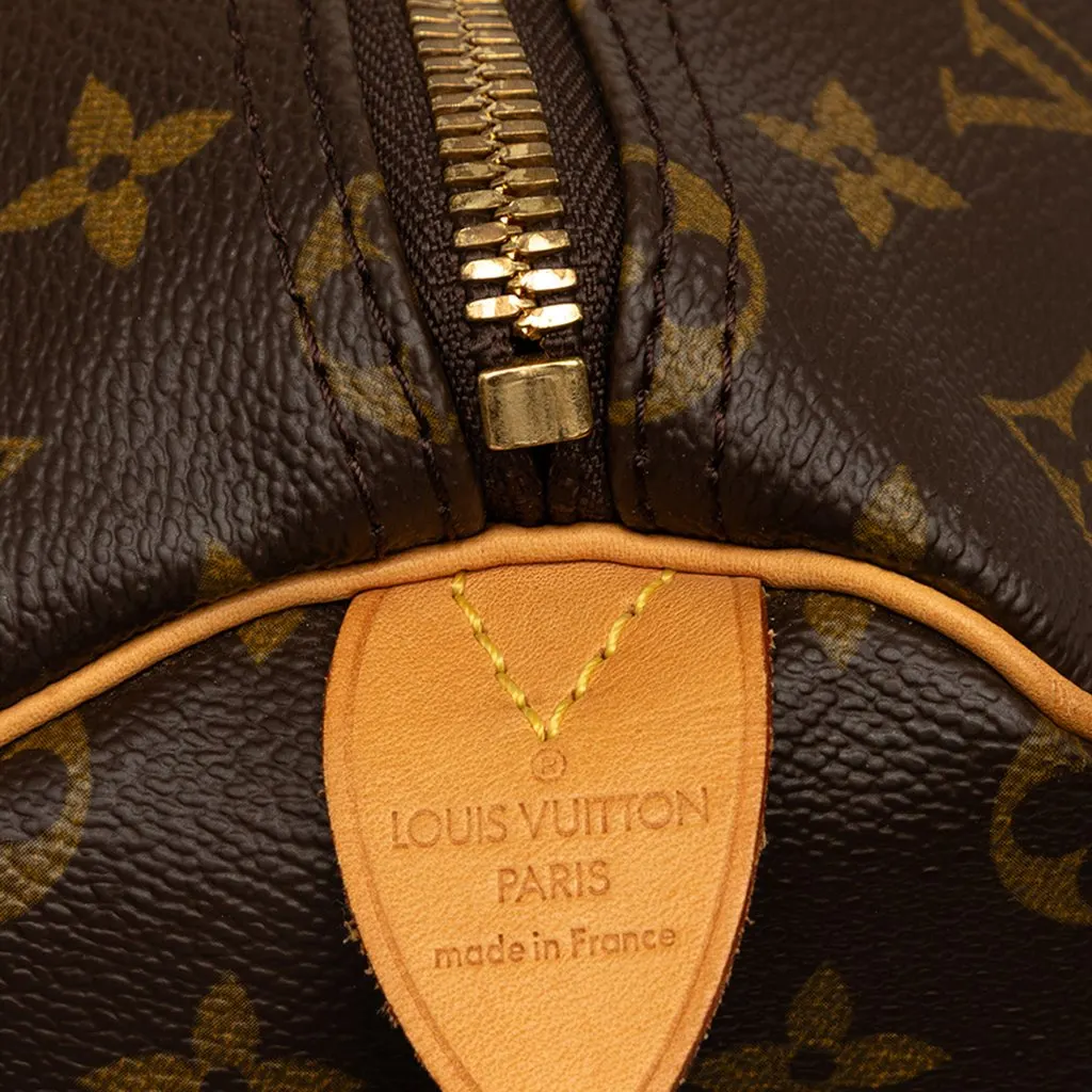 Louis Vuitton Monogram Keepall 50 Brown Canvas Good - Box View