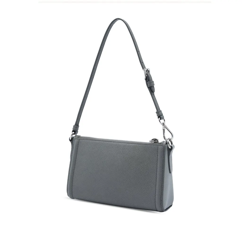 Prada Saffiano Lux Pochette MultiColor Leather Very good - Back View