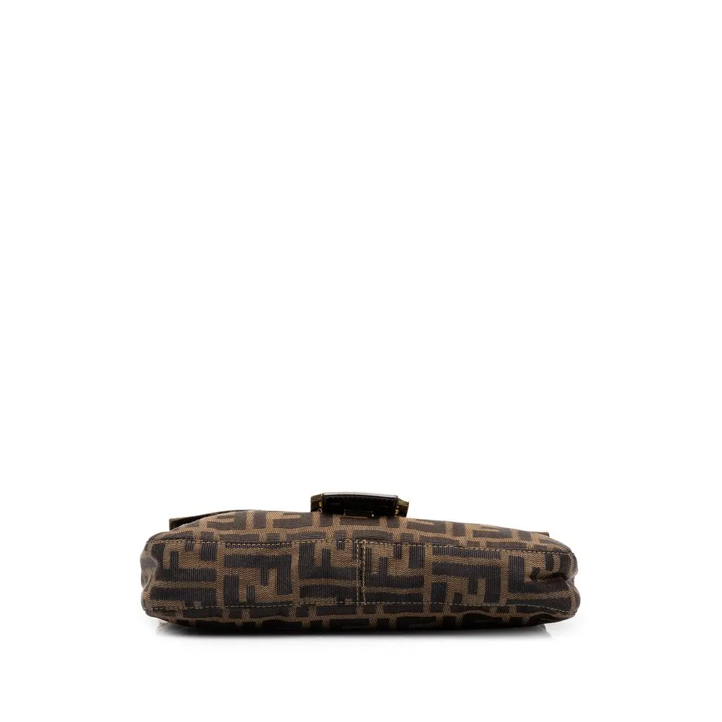 Fendi Zucca Canvas Baguette Brown Canvas Good - Inside View
