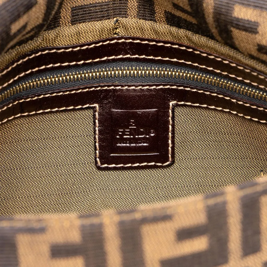 Fendi Zucca Canvas Baguette Brown Canvas Good - Box View